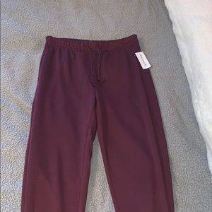 maroon joggers from pacsun: new with tags